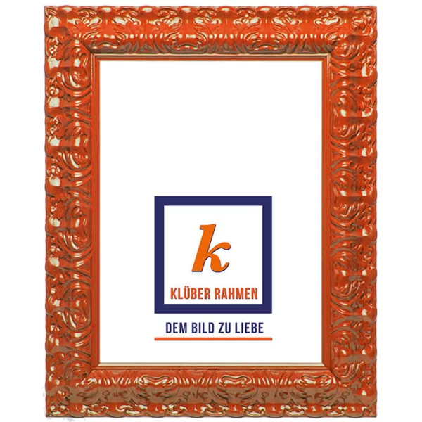 Cadre de style baroque Salamance Color sur mesure carrot | verre standard (2 mm)