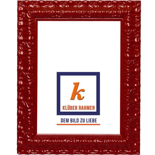 Cadre de style baroque Salamanca Color 30x40 cm | burgundy | verre standard (2 mm)