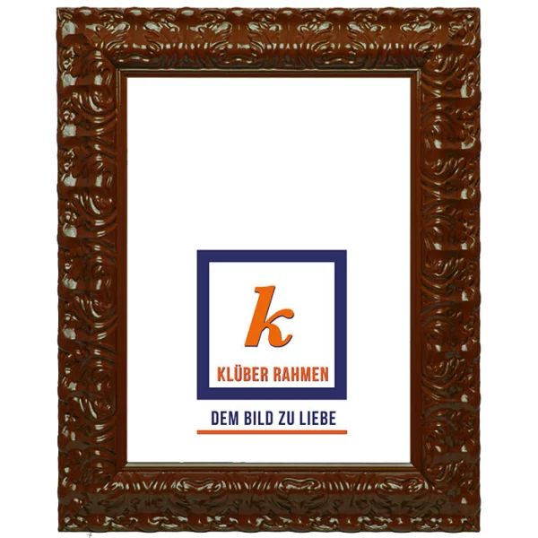 Cadre de style baroque Salamanca Color 30x40 cm | chocolate | verre standard (2 mm)