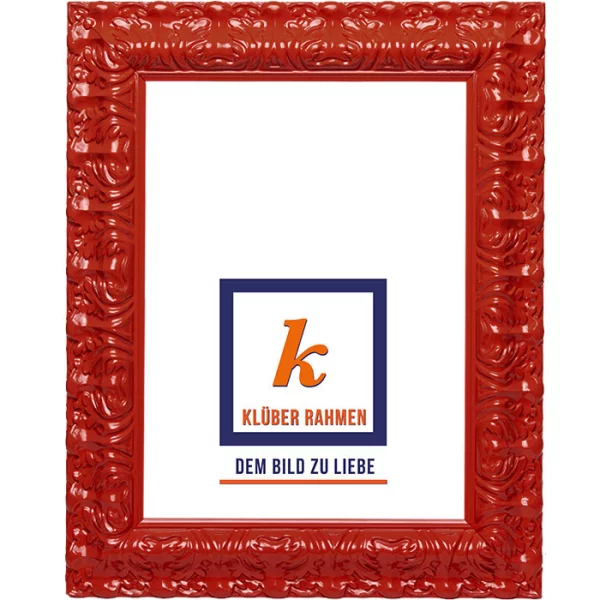 Cadre de style baroque Salamanca Color 30x40 cm | dark red | verre standard (2 mm)