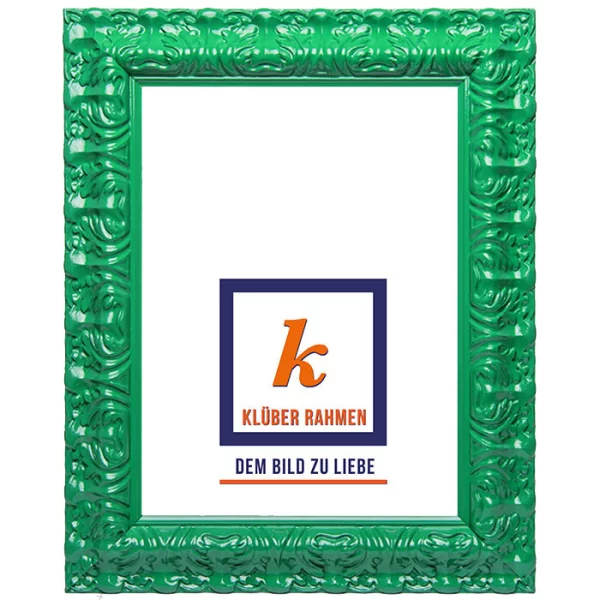 Cadre de style baroque Salamanca Color 30x40 cm | vert émeraude | verre standard (2 mm)
