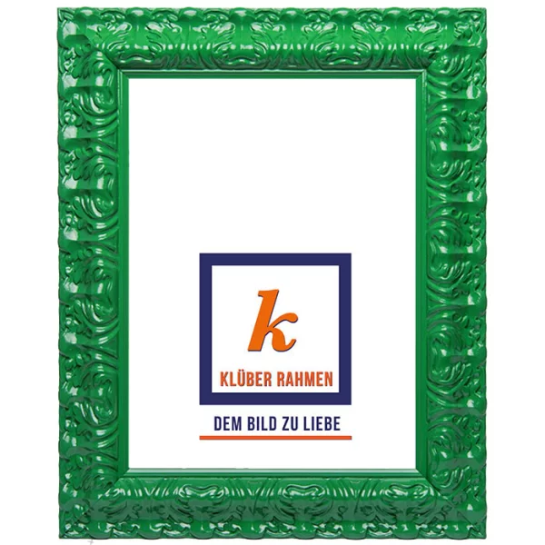 Cadre de style baroque Salamanca Color 30x40 cm | vert | verre standard (2 mm)