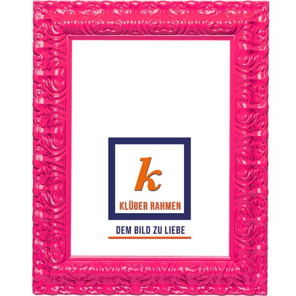Cadre de style baroque Salamanca Color 30x40 cm | magenta | verre standard (2 mm)