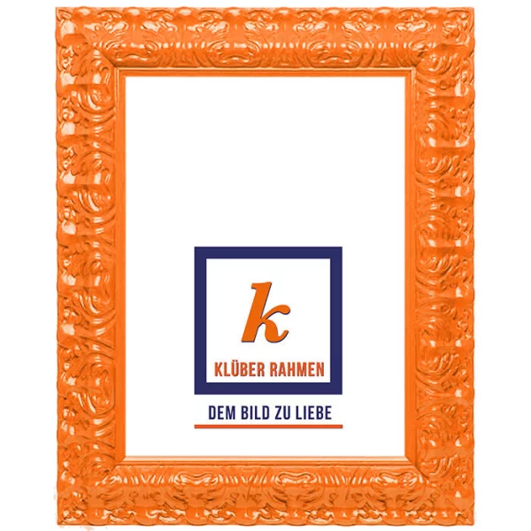 Cadre de style baroque Salamanca Color 30x40 cm | orange | verre standard (2 mm)