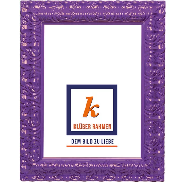 Cadre de style baroque Salamanca Color 30x40 cm | lilas | verre standard (2 mm)
