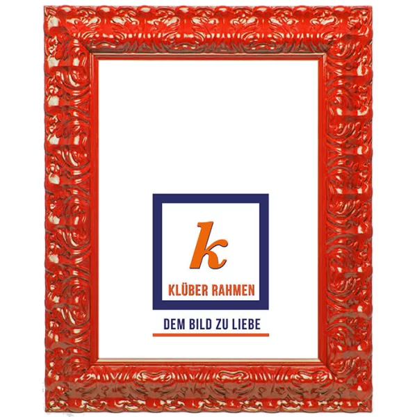 Cadre de style baroque Salamanca Color 30x40 cm | rouge | verre standard (2 mm)