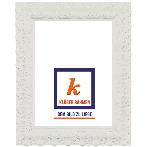 Cadre de style baroque Salamanca Color 30x40 cm | blanc | verre standard (2 mm)
