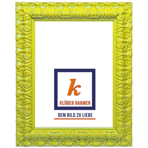 Cadre de style baroque Salamanca Color 30x40 cm | yellow | verre standard (2 mm)