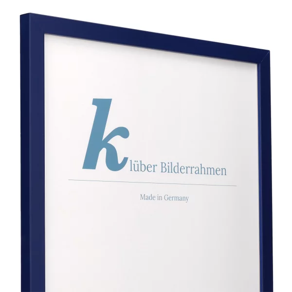 Cadre en bois Prisme 20x30 cm | bleu foncé | verre standard (2 mm)