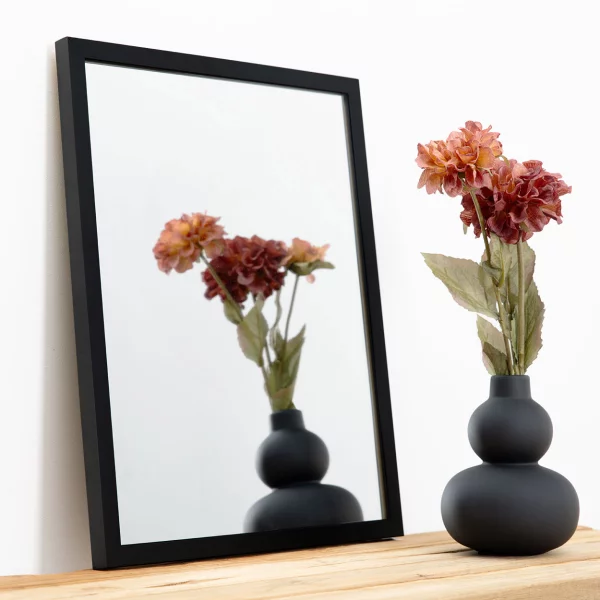 Wandspiegel Prisma nach Maß Schwarz | Spiegel (2 mm)