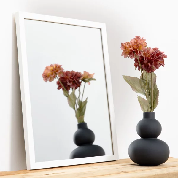 Wandspiegel Prisma nach Maß Weiß | Spiegel (2 mm)