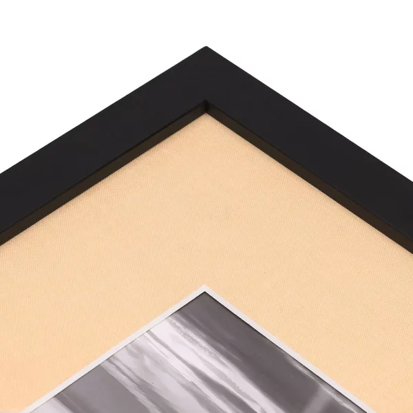 1,5 mm Leinen-Passepartout mit individuellem Ausschnitt 20x20 cm | Beige