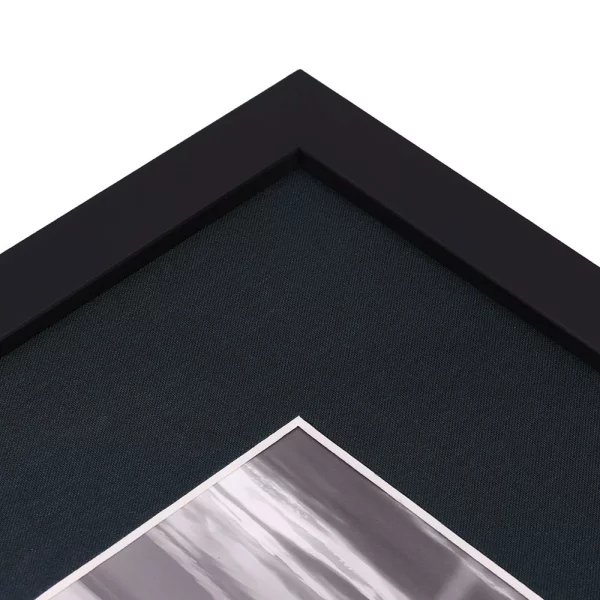 1,5 mm Leinen-Passepartout mit individuellem Ausschnitt 20x20 cm | Indigo