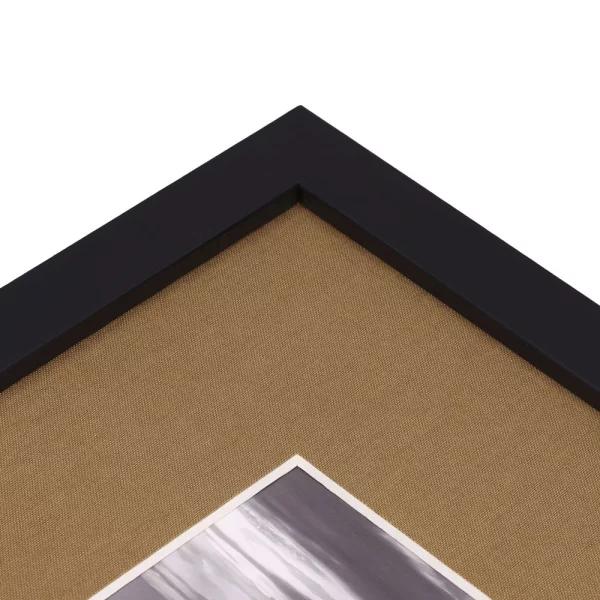 1,5 mm Leinen-Passepartout mit individuellem Ausschnitt 20x20 cm | Olive