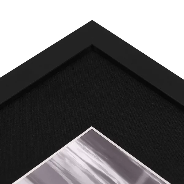 1,5 mm Leinen-Passepartout - Maßanfertigung Black