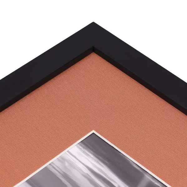 1,5 mm Leinen-Passepartout - Maßanfertigung Coral