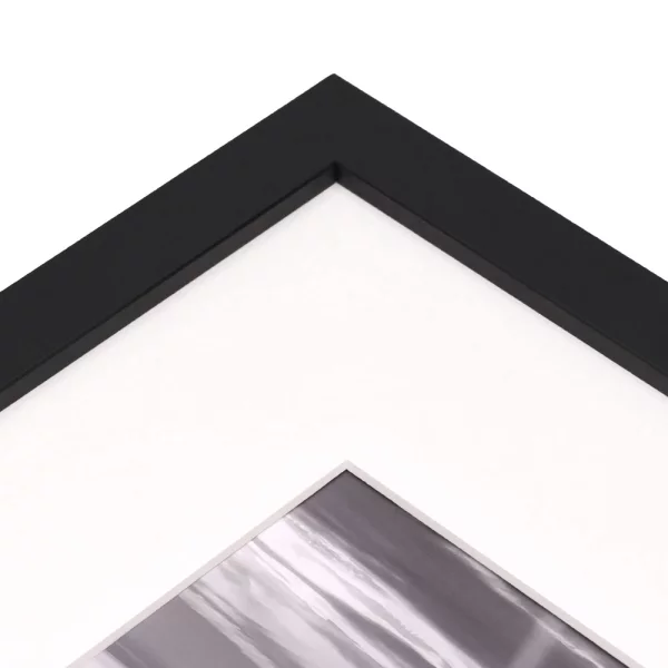 Passe-partout 1,3 mm avec coupe individuelle 30x40 cm | blanc clair
