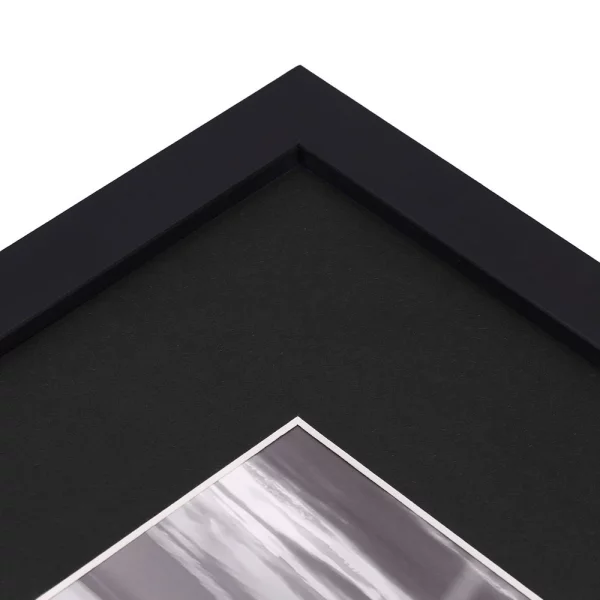 1,3 mm Passepartout - Maßanfertigung Schwarz