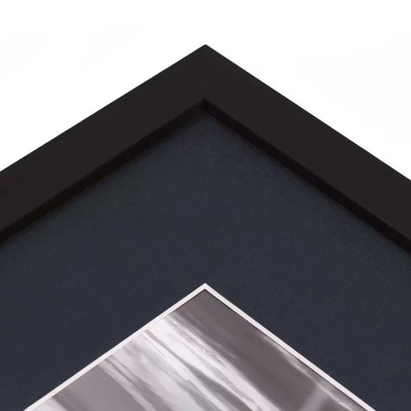1,3 mm Strukturpapier-Passepartout mit individuellem Ausschnitt 20x30 cm | Midnight
