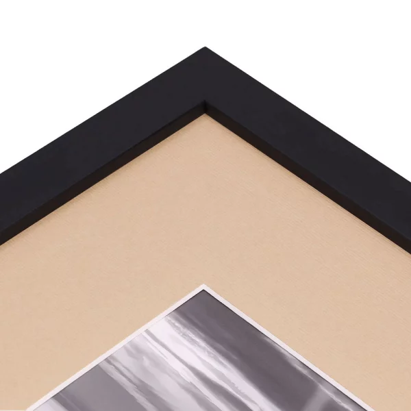 1,3 mm Strukturpapier-Passepartout mit individuellem Ausschnitt 20x30 cm | Sand