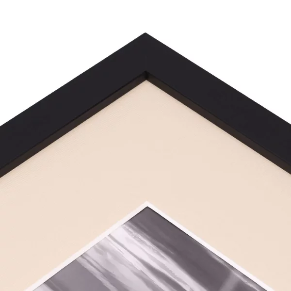 1,3 mm Strukturpapier-Passepartout - Maßanfertigung Almond