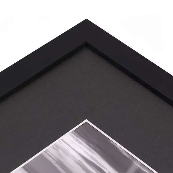 1,3 mm Strukturpapier-Passepartout - Maßanfertigung Anthracite
