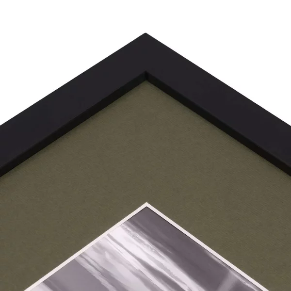1,3 mm Strukturpapier-Passepartout - Maßanfertigung Cacao