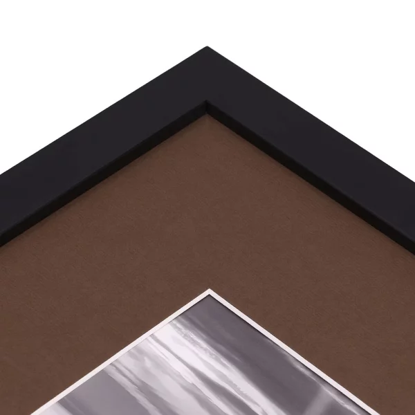 1,3 mm Strukturpapier-Passepartout - Maßanfertigung Chocolate