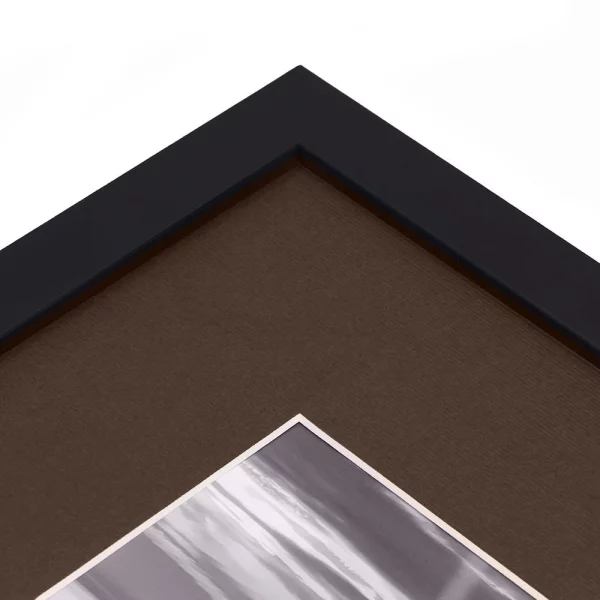 1,3 mm Strukturpapier-Passepartout - Maßanfertigung Hickory