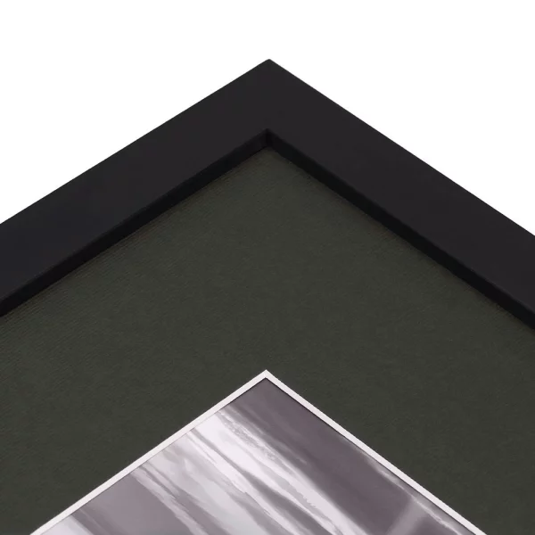 1,3 mm Strukturpapier-Passepartout - Maßanfertigung Onyx