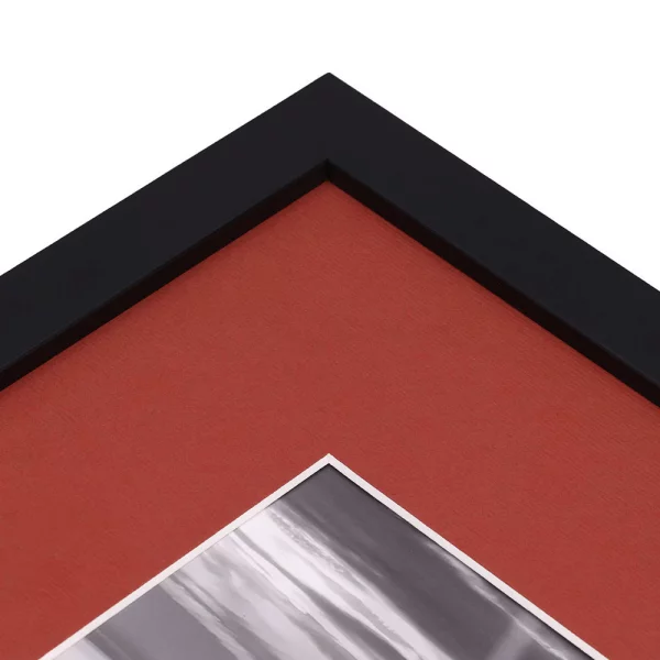 1,3 mm Strukturpapier-Passepartout - Maßanfertigung Ruby