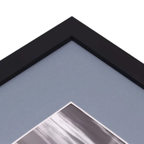 1,3 mm Strukturpapier-Passepartout - Maßanfertigung Slate