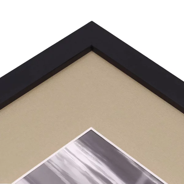 1,3 mm Strukturpapier-Passepartout - Maßanfertigung Tan