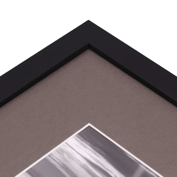 1,3 mm Strukturpapier-Passepartout - Maßanfertigung Taupe