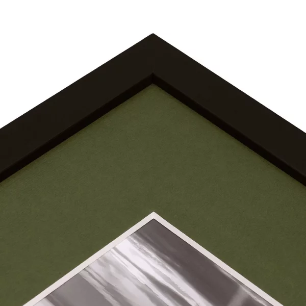 2,1 mm Strukturpapier-Passepartout - Maßanfertigung Forest
