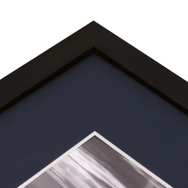 2,1 mm Strukturpapier-Passepartout - Maßanfertigung Midnight