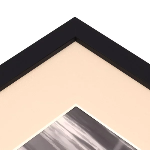 2,1 mm Strukturpapier-Passepartout mit individuellem Ausschnitt 20x30 cm | Almond