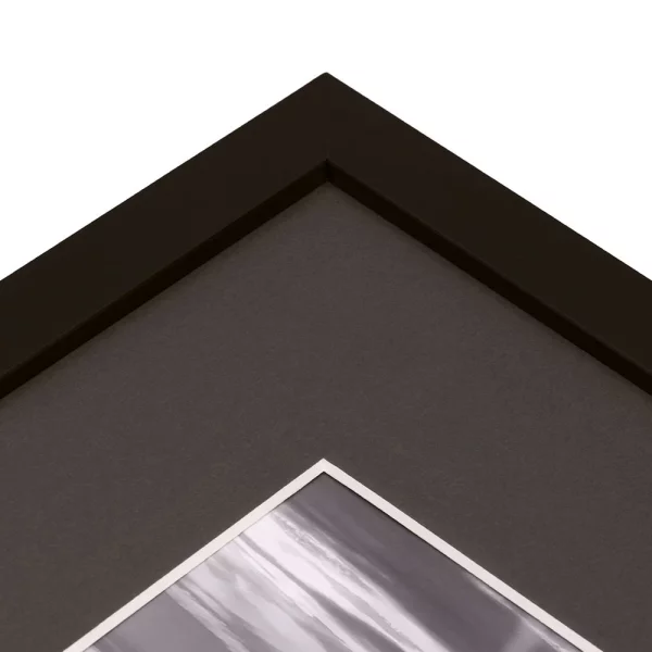 2,1 mm Passepartout mit individuellem Ausschnitt 20x30 cm | Anthracite