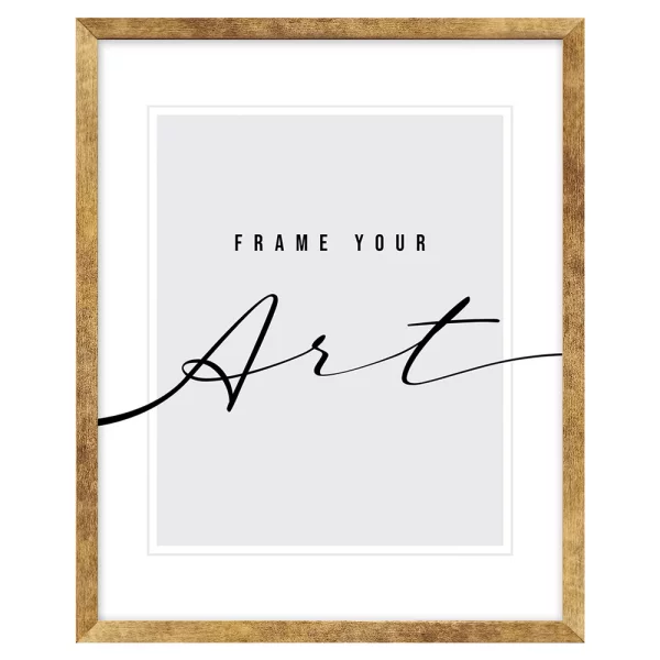 Cadre en plastique Isabella 10x15 cm | cuivré brossé | verre synthétique (2 mm)