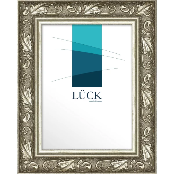cadre baroque Gemmingen 9x13 cm | argent | verre standard (2 mm)