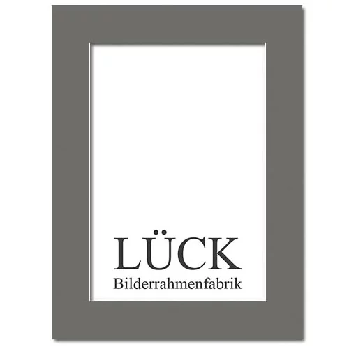 Passe-partout standard 13x18 cm (9x13 cm) | gris Leitz