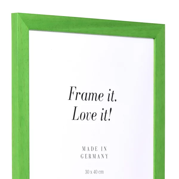 Cadre en bois Top Pro 10x15 cm | vert clair | verre standard (2 mm)