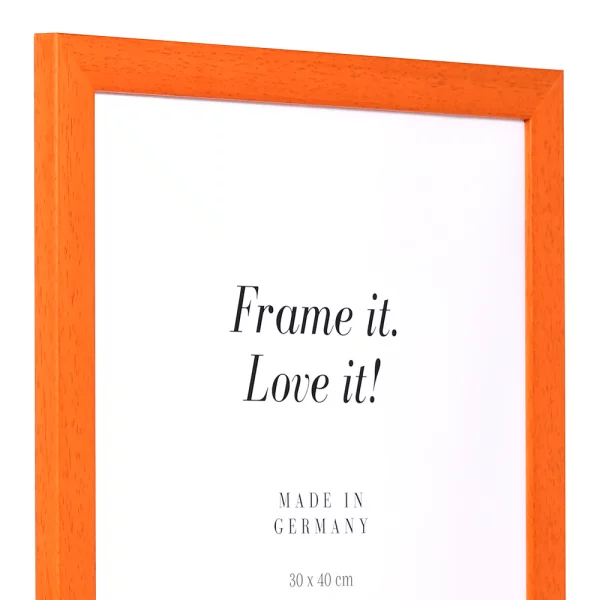 Cadre en bois Top Pro 15x20 cm | orange | verre standard (2 mm)
