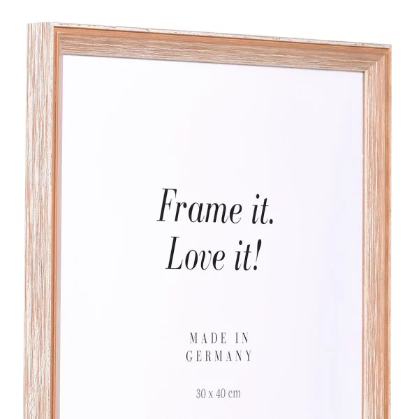 Holz Bilderrahmen Morvois 9x13 cm | braun | Normalglas (2 mm)