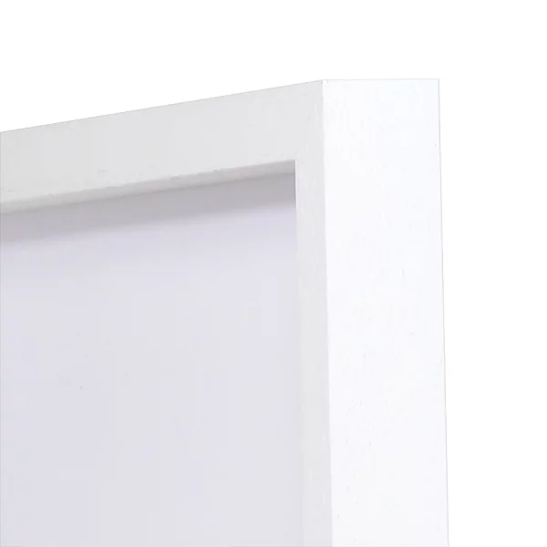 Doppel-Trikotrahmen EasyChange für schnellen Shirtwechsel - ohne Glasscheibe 80x120 cm | weiß | ohne Glas, mit Rückwand