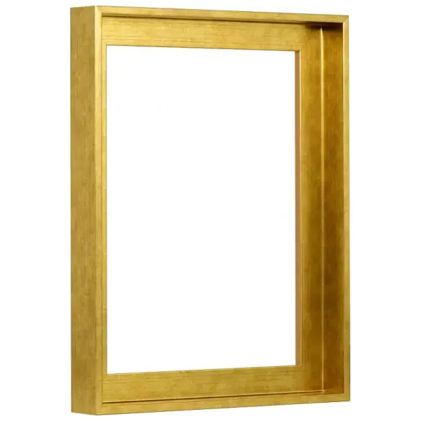 Schattenfugenrahmen Aurora 25x70 cm | Antikgold | Leerrahmen (ohne Glas und Rückwand)