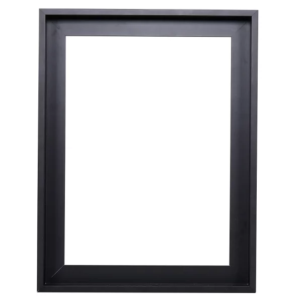 Schattenfugenrahmen Aurora 25x70 cm | Schwarz | Leerrahmen (ohne Glas und Rückwand)