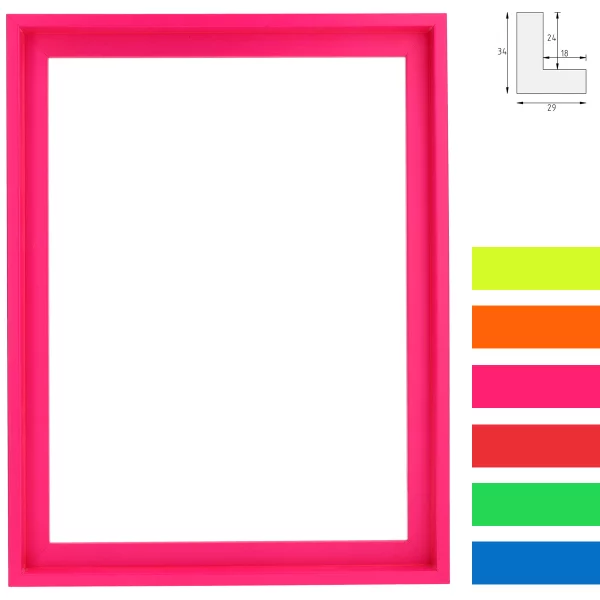 Schattenfugenrahmen Neon 
