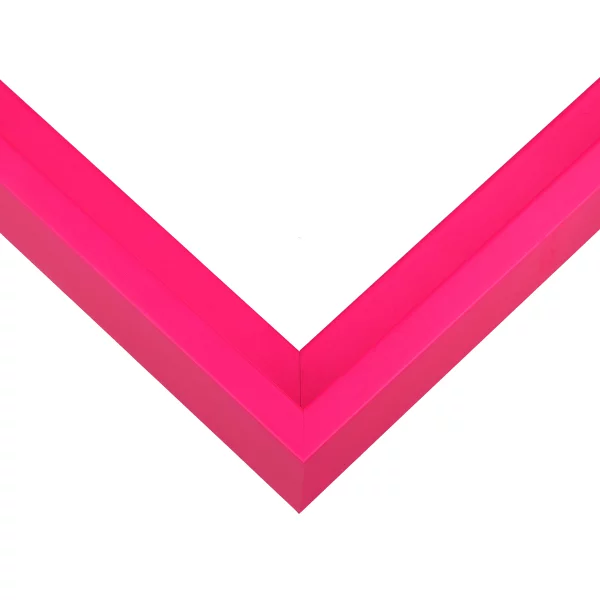Schattenfugenrahmen Neon 70x100 cm | Neonpink | Leerrahmen (ohne Glas und Rückwand)
