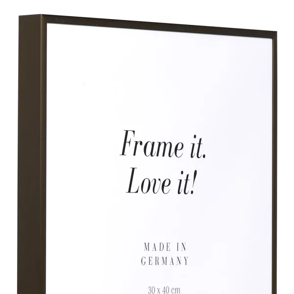 Cadre en aluminium Quadro 18x24 cm | bronze mat | verre standard (2 mm)